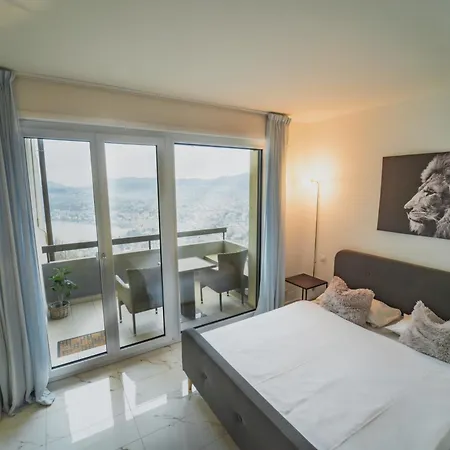 Apartment Tessa&aurora - Incredible View & Pool With Parking Lugano